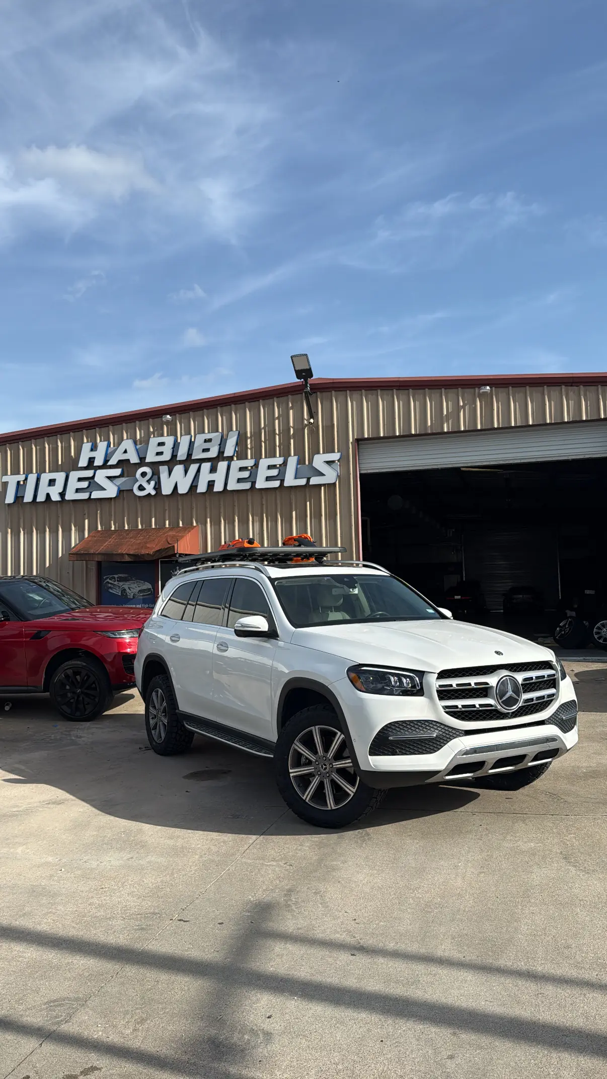 Lifted GLS450 completed at Habibi Tires & Wheels